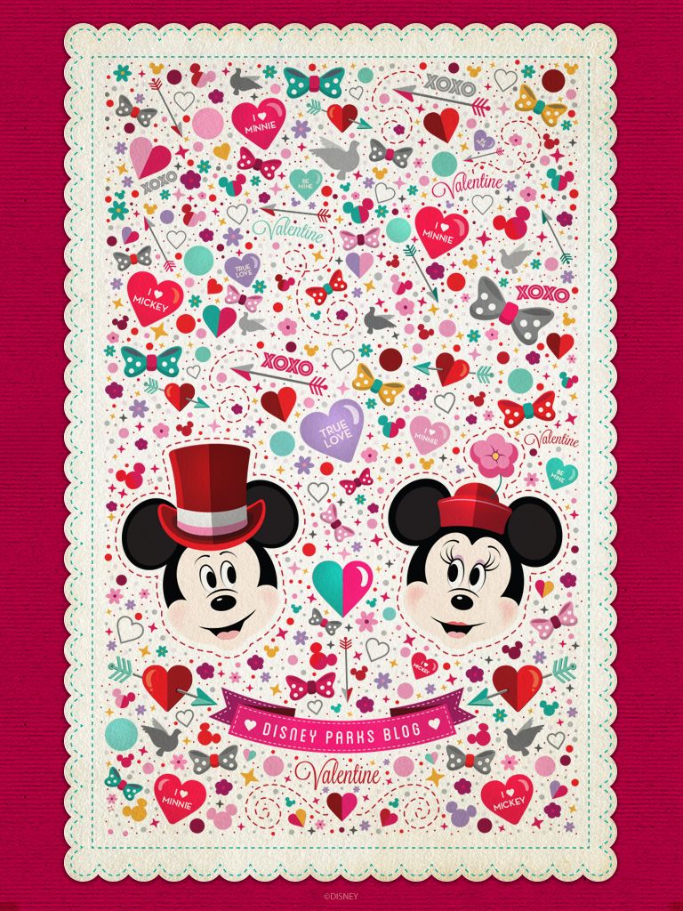 Topolino e Minnie San Valentino, Mickey Mouse, 768x1024 Full HD Verticale, Smartphone