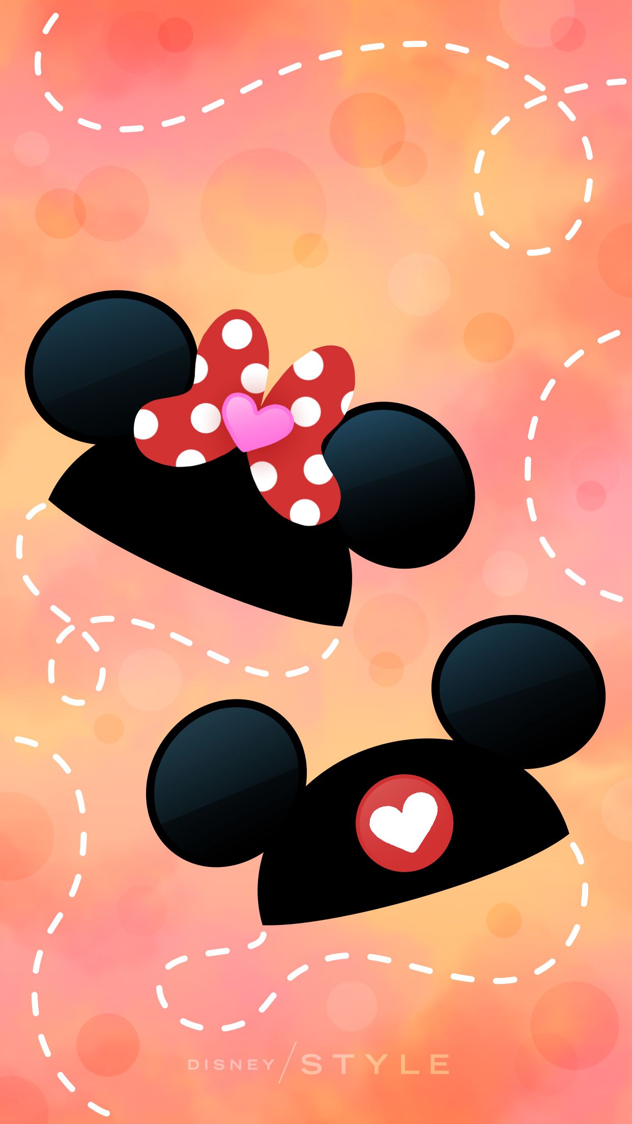 Orecchie Mickey e Minnie San Valentino, 1242x2208 Verticale, POCO