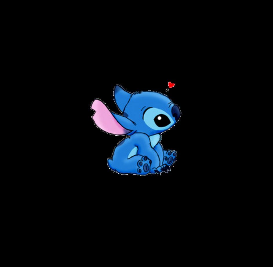 Stitch con pastelli e cuori, 735x1102 Full HD Verticale, iPhone