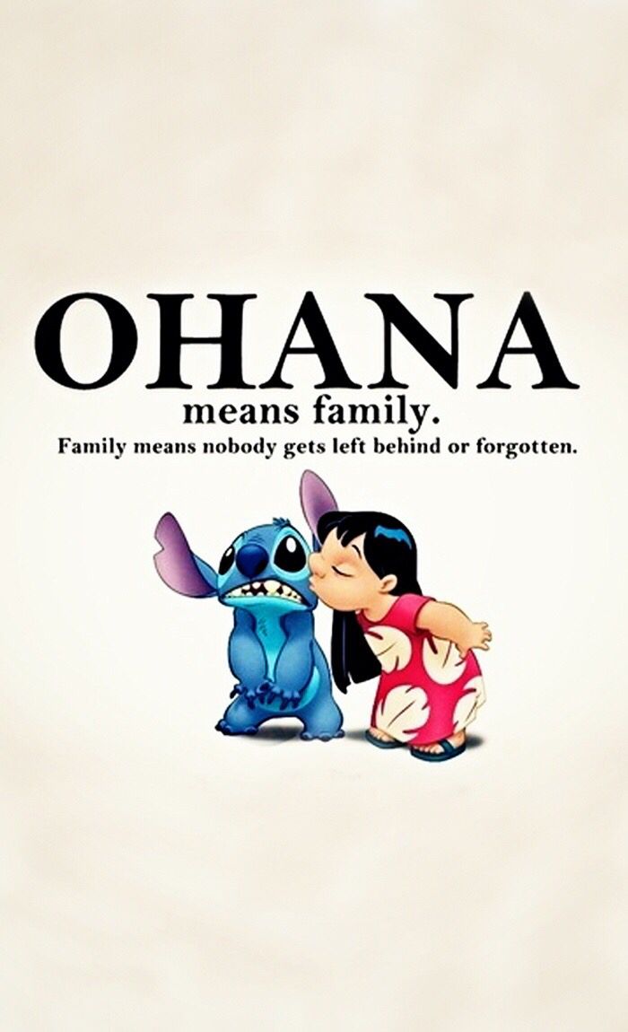 Ohana Lilo e Stitch citazione, 700x1150 Verticale, Mobile