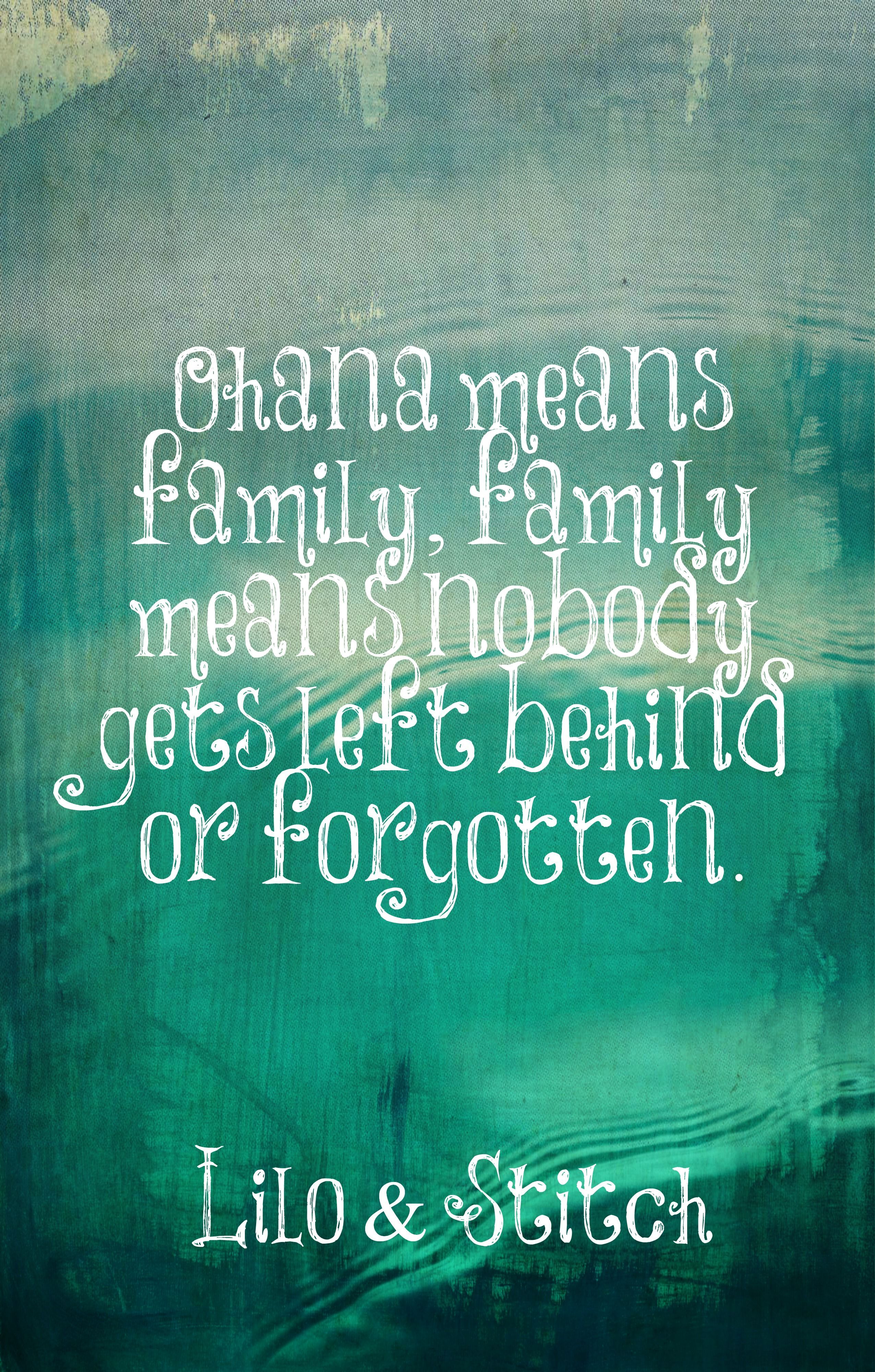 Citazione Ohana Lilo & Stitch, 2552x4000 Verticale, OnePlus