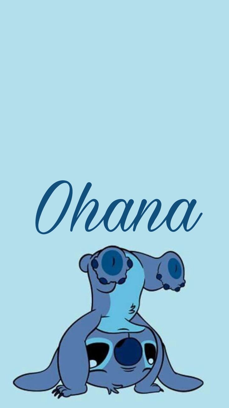 Stitch con citazione Ohana, 736x1308 Full HD Verticale, iPhone