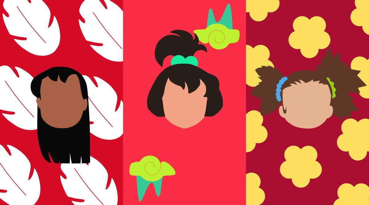 Stitch Ohana silhouette personaggi, 1198x667 HD, PC Desktop