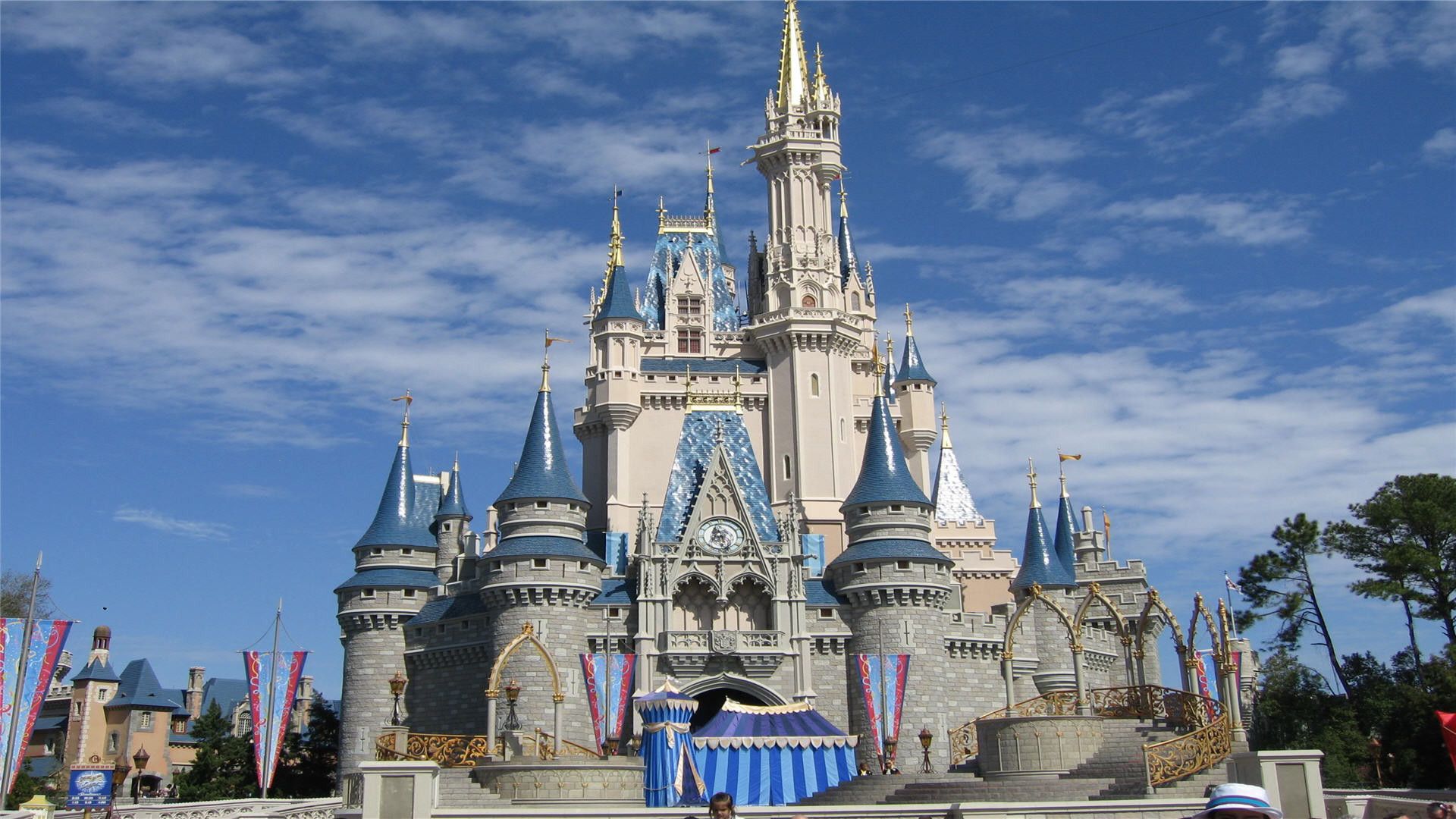 Castello Cenerentola Disney World, 1920x1080 1080p, Laptop
