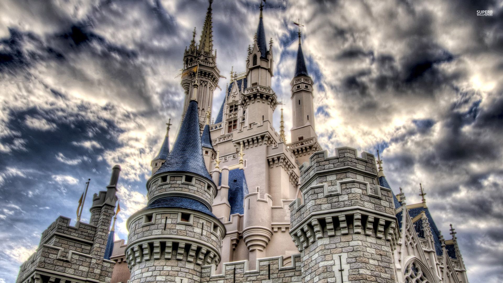 Castello Cenerentola Disney World, 1920x1080 Full HD, Laptop