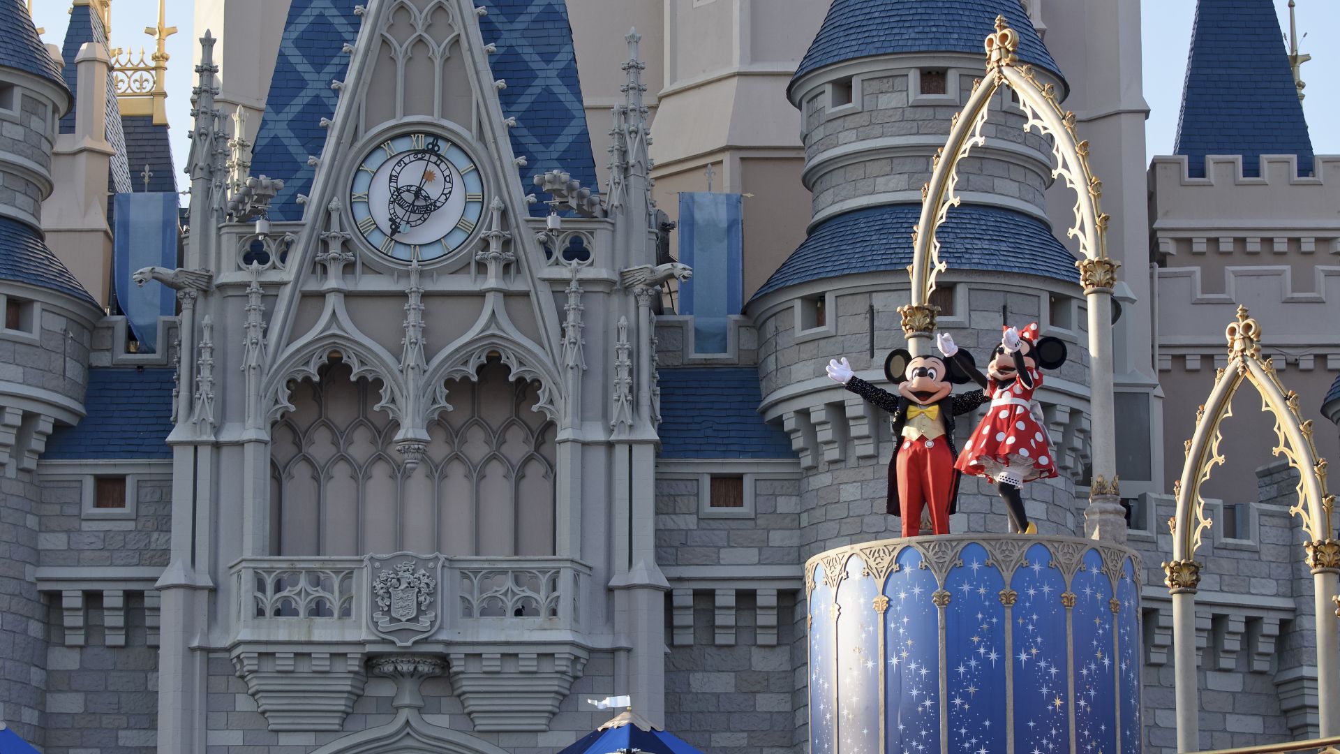 Castello Cenerentola con Topolino, Disney, 1920x1080 Full HD 1080p, Desktop