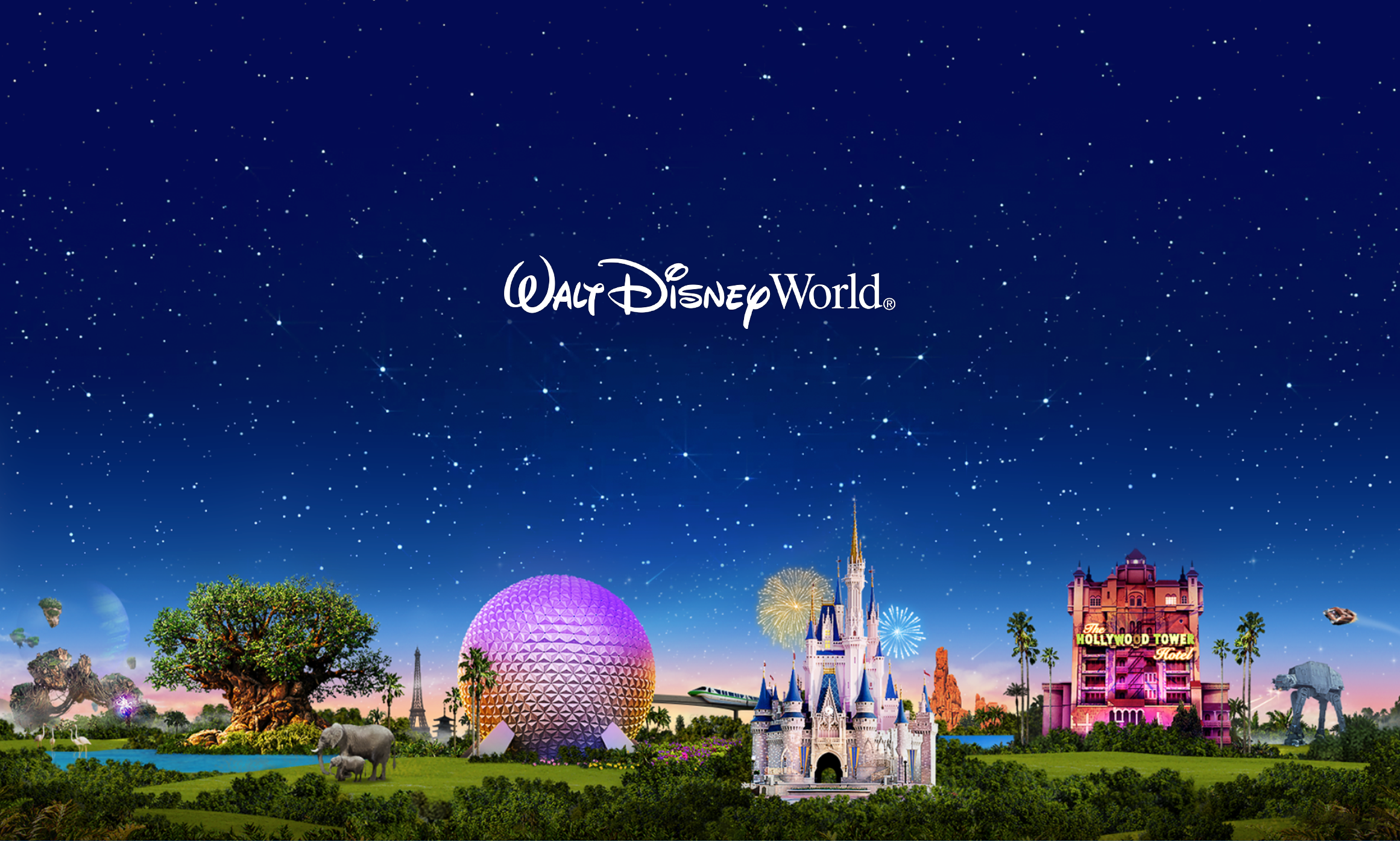 Walt Disney World parchi tematici, 2322x1396 2K, Desktop