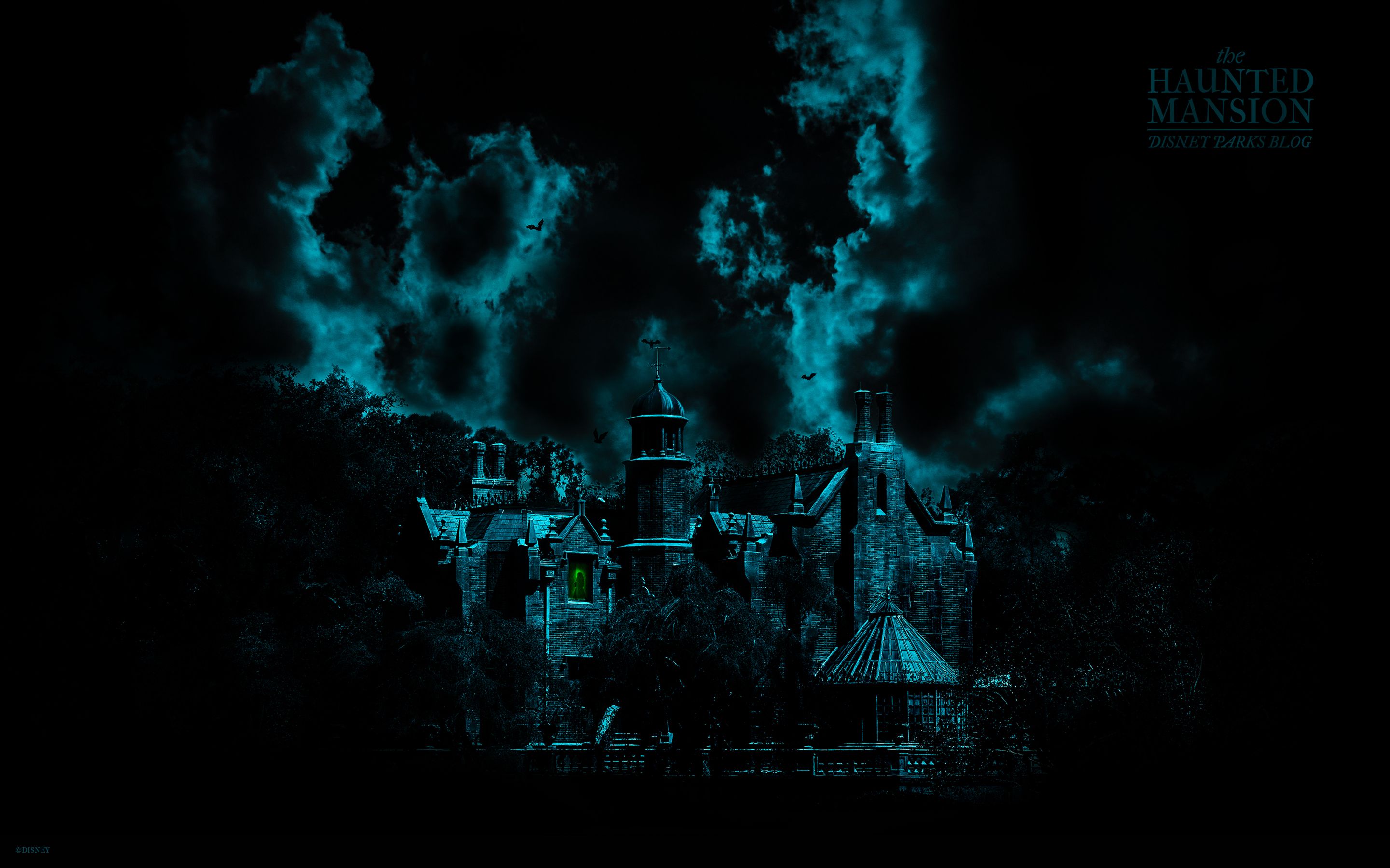 Haunted Mansion Disney notturno, 2880x1800 2K+, PC