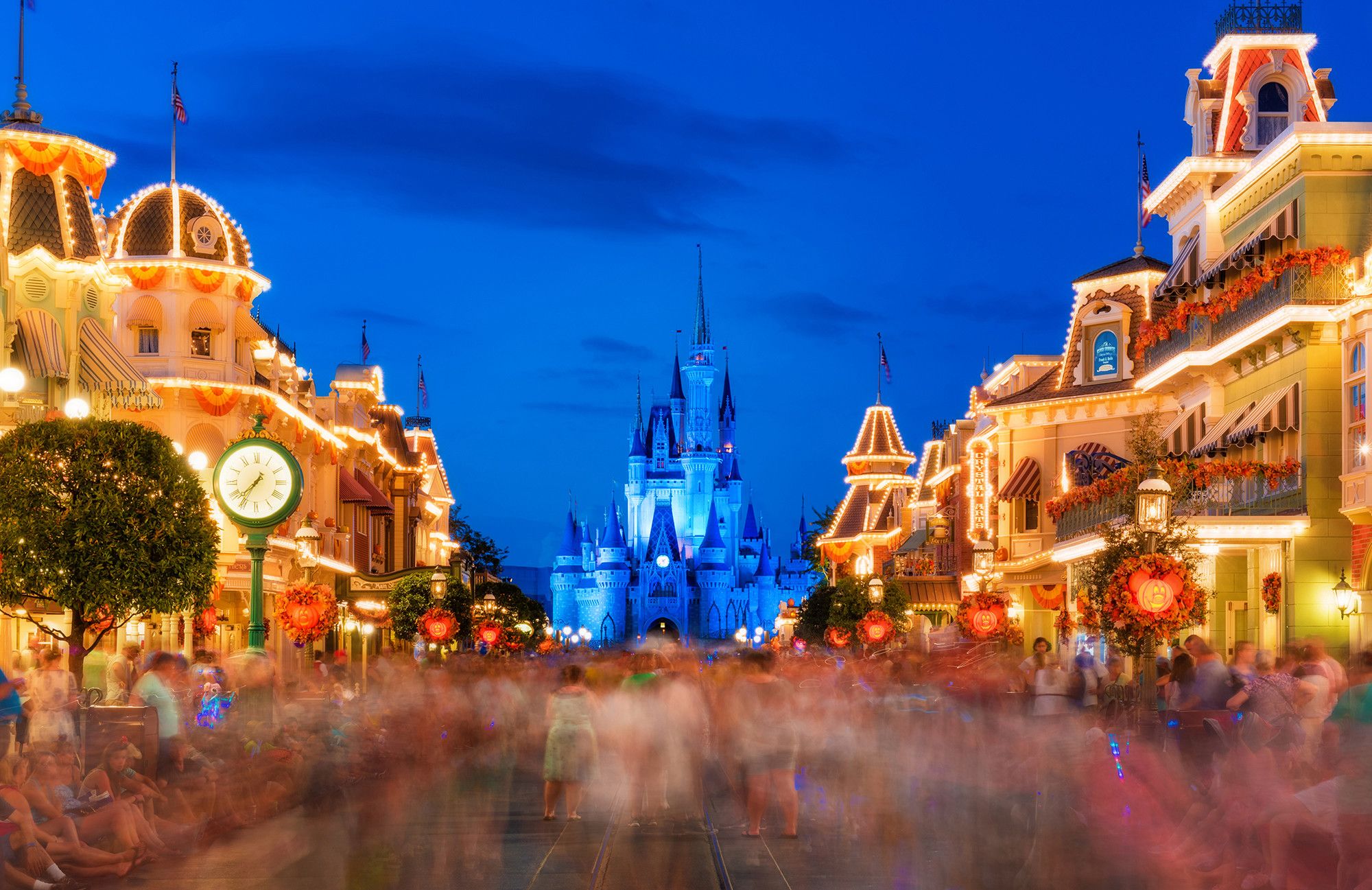 Castello Disney World sera, 2000x1297 2K, Laptop