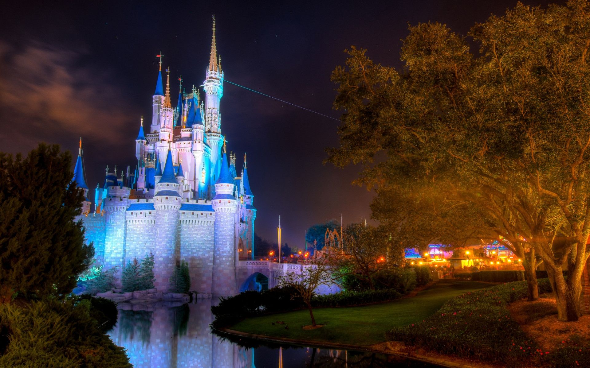 Castello Disney World notturno, 1920x1199 Full HD 1080p, Desktop