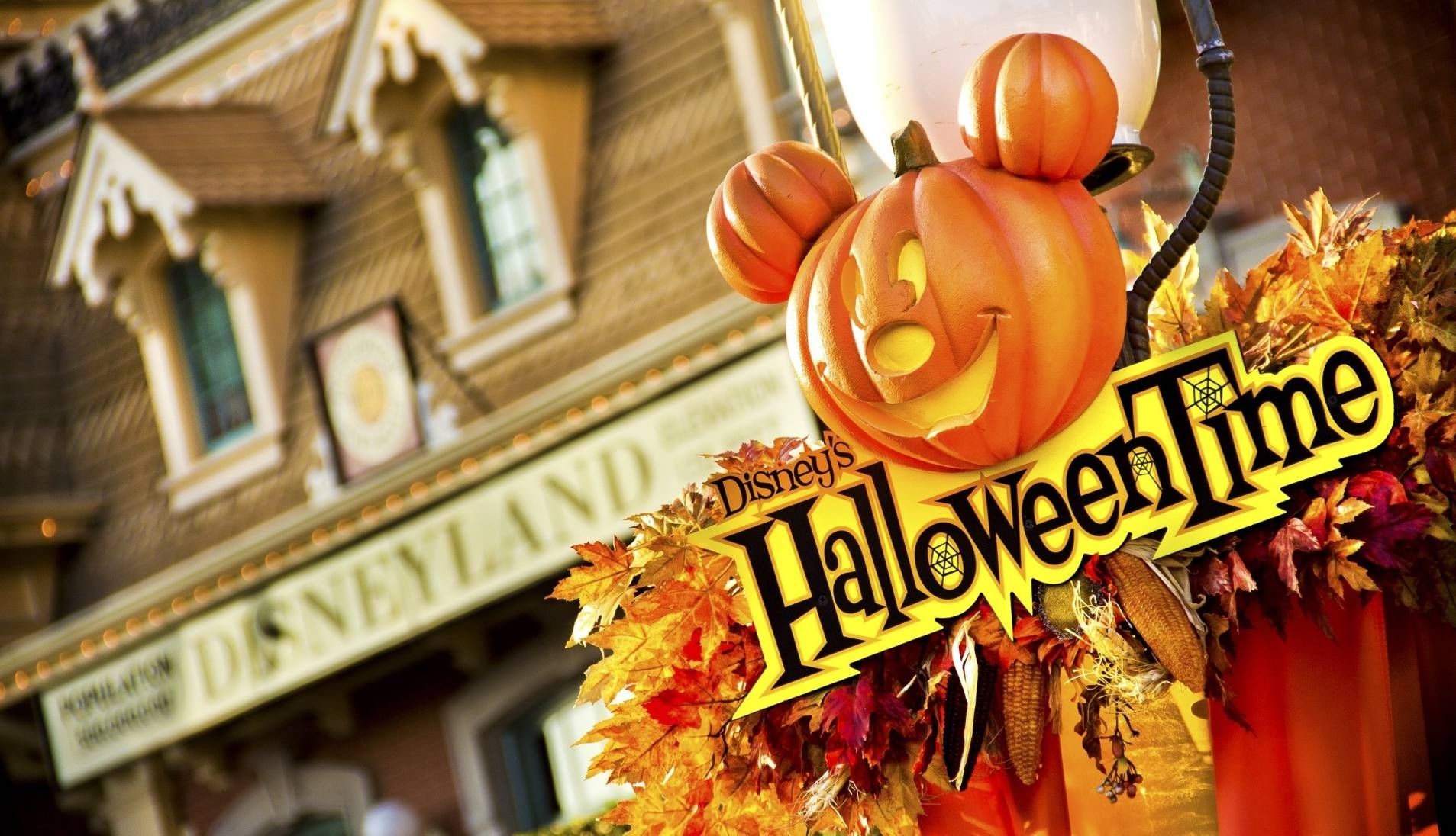 Zucca Mickey Disneyland Halloween, 1907x1096 HD, Desktop