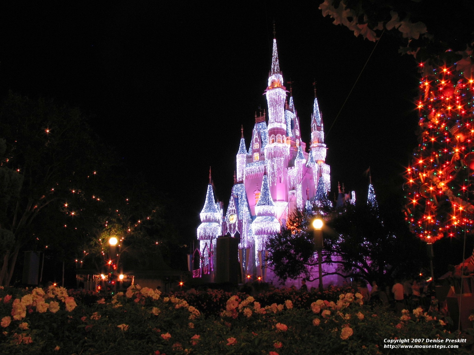 Castello Disney World natalizio, 1600x1200 900p, Laptop