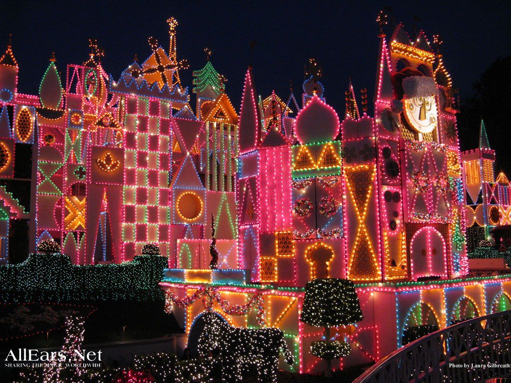 Facciata it's a small world natalizia, 1024x768 HD, Desktop
