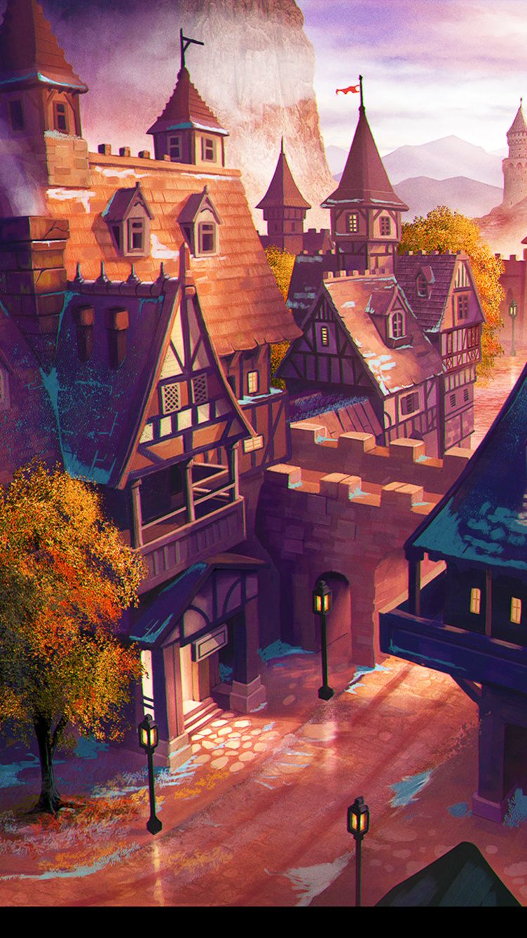 Villaggio medievale Disney World, 750x1334 Verticale, iPhone