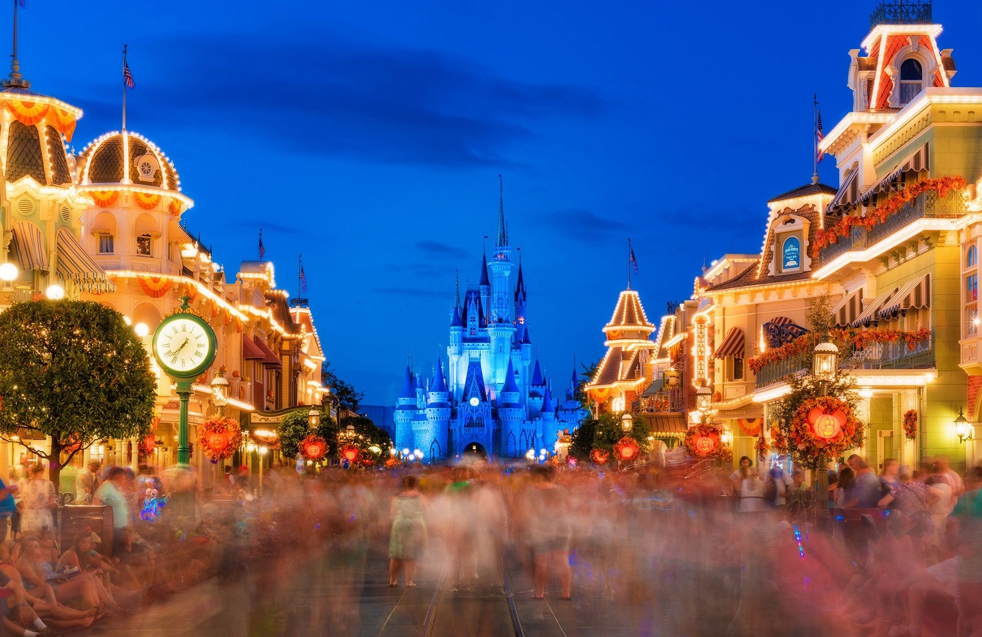 Disney World castello notturno, 2000x1297 2K, Desktop