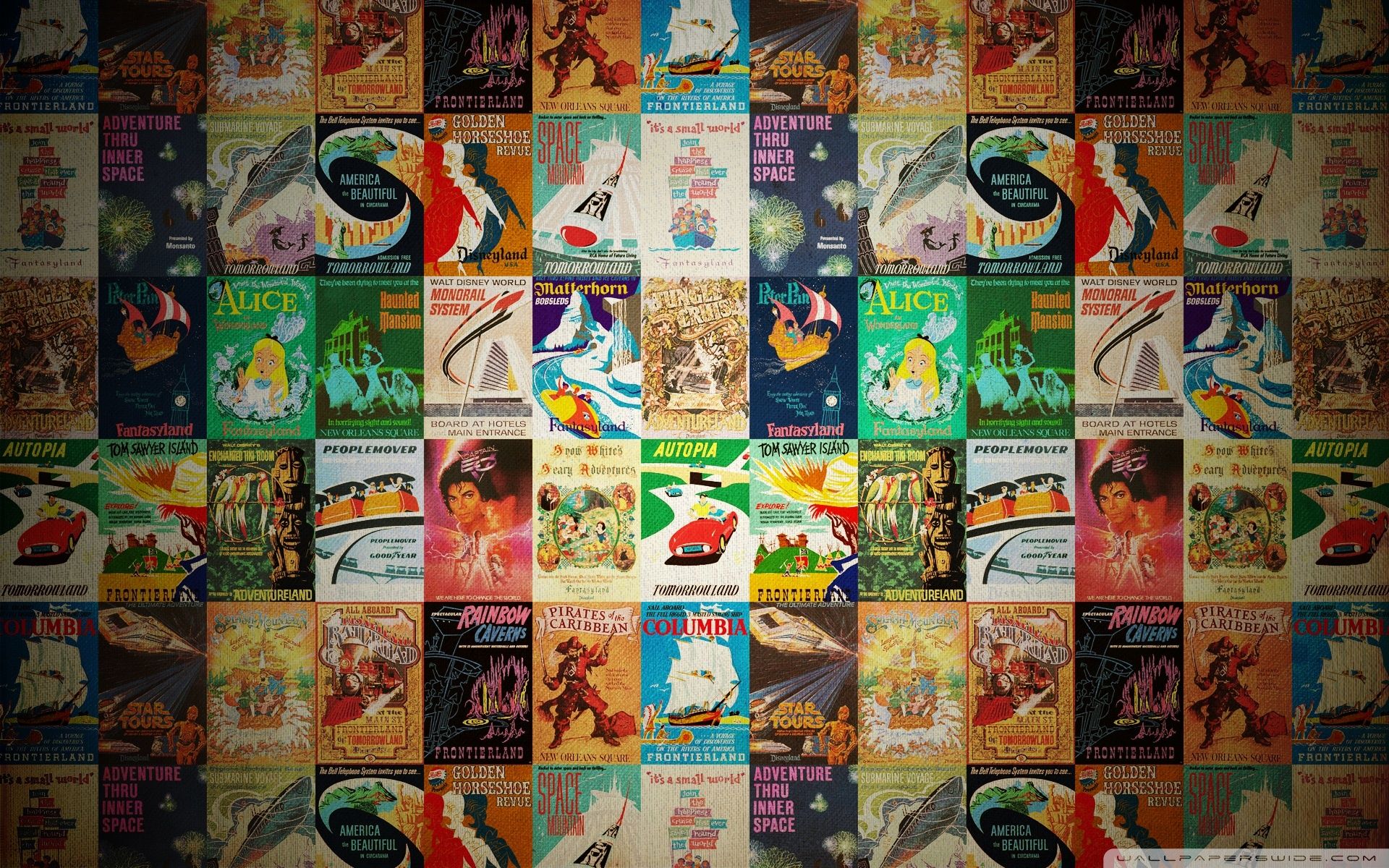 Carta da parati Disney vintage, 995x1500 Full HD Verticale, Realme