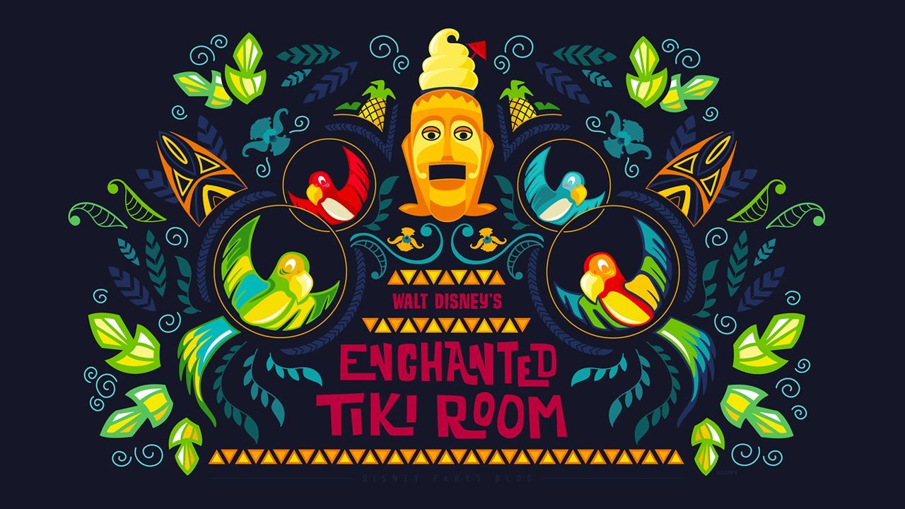 Enchanted Tiki Room Disney, 1280x720 720p, iMac