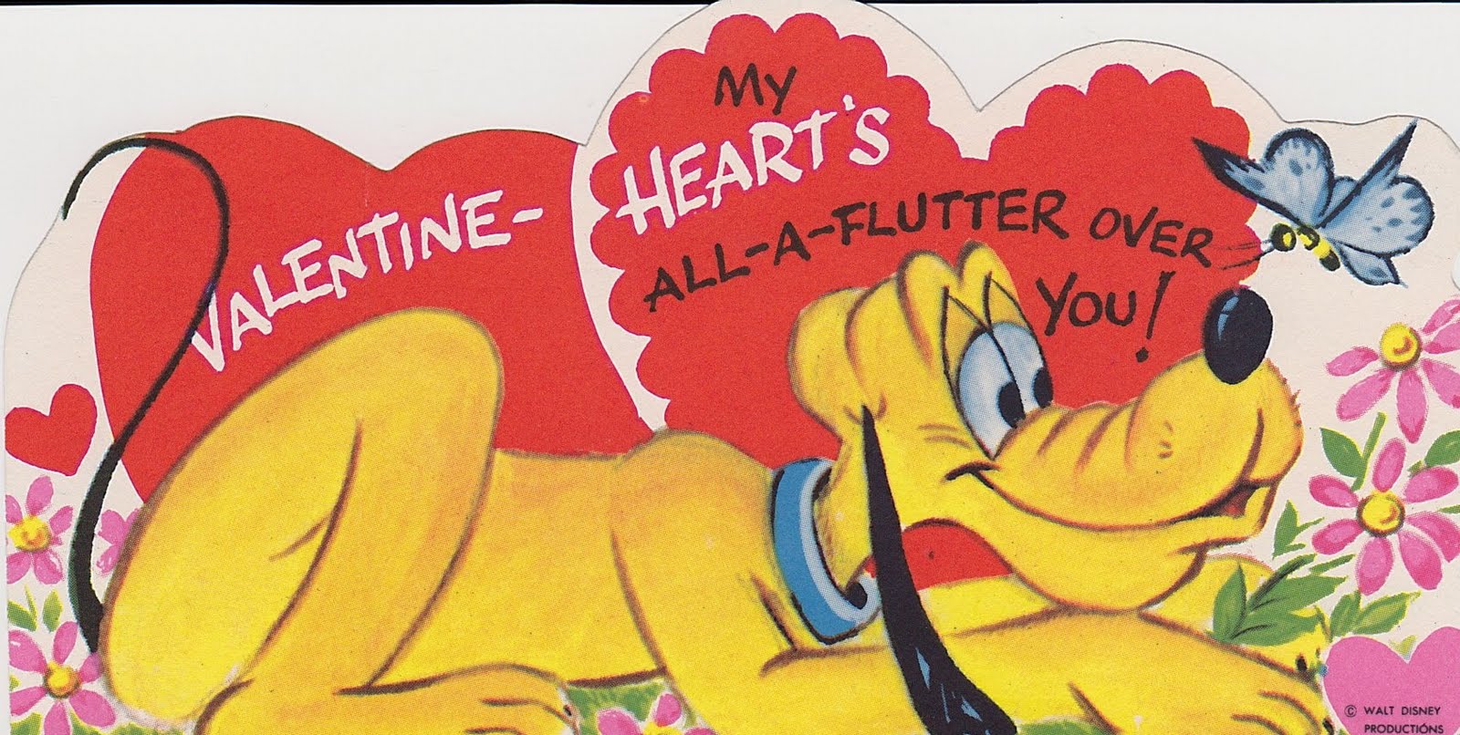 Pluto biglietto San Valentino vintage, 1600x806 900p, Desktop