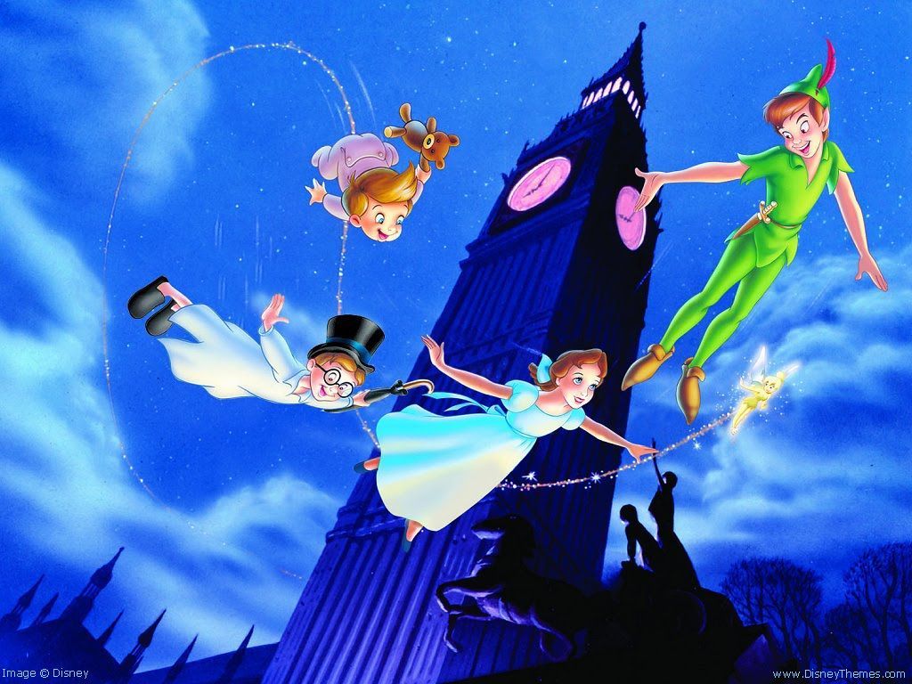Peter Pan e Trilli, Big Ben, 1024x768 HD, iMac