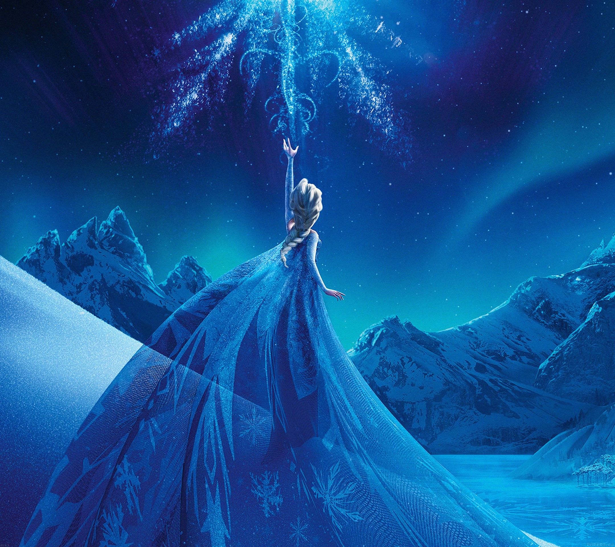 Elsa Frozen magia ghiaccio, 2160x1920 alta risoluzione, Desktop
