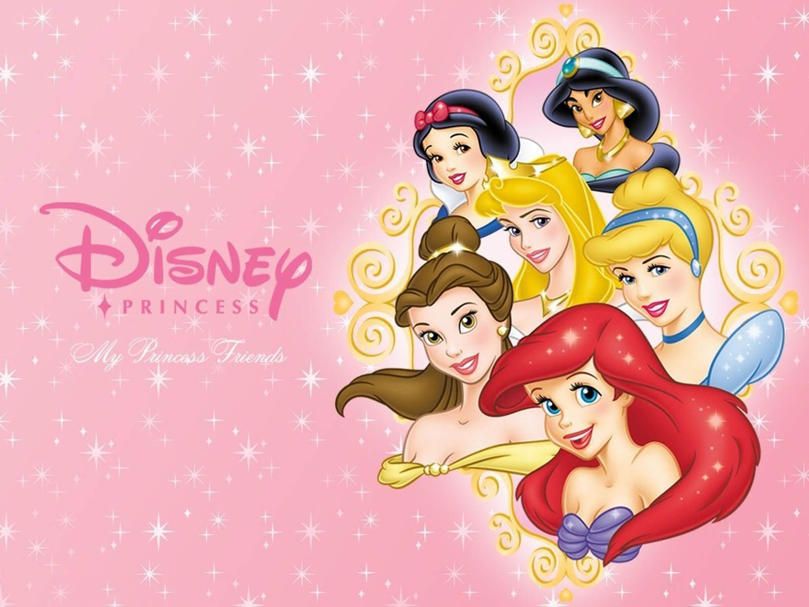 Principesse Disney sfondo rosa, 1600x1200 HD Ready, PC