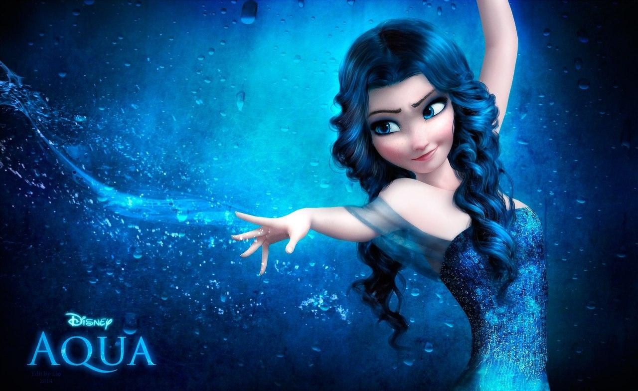 Elsa Frozen versione Aqua, 1280x784 HD, Desktop