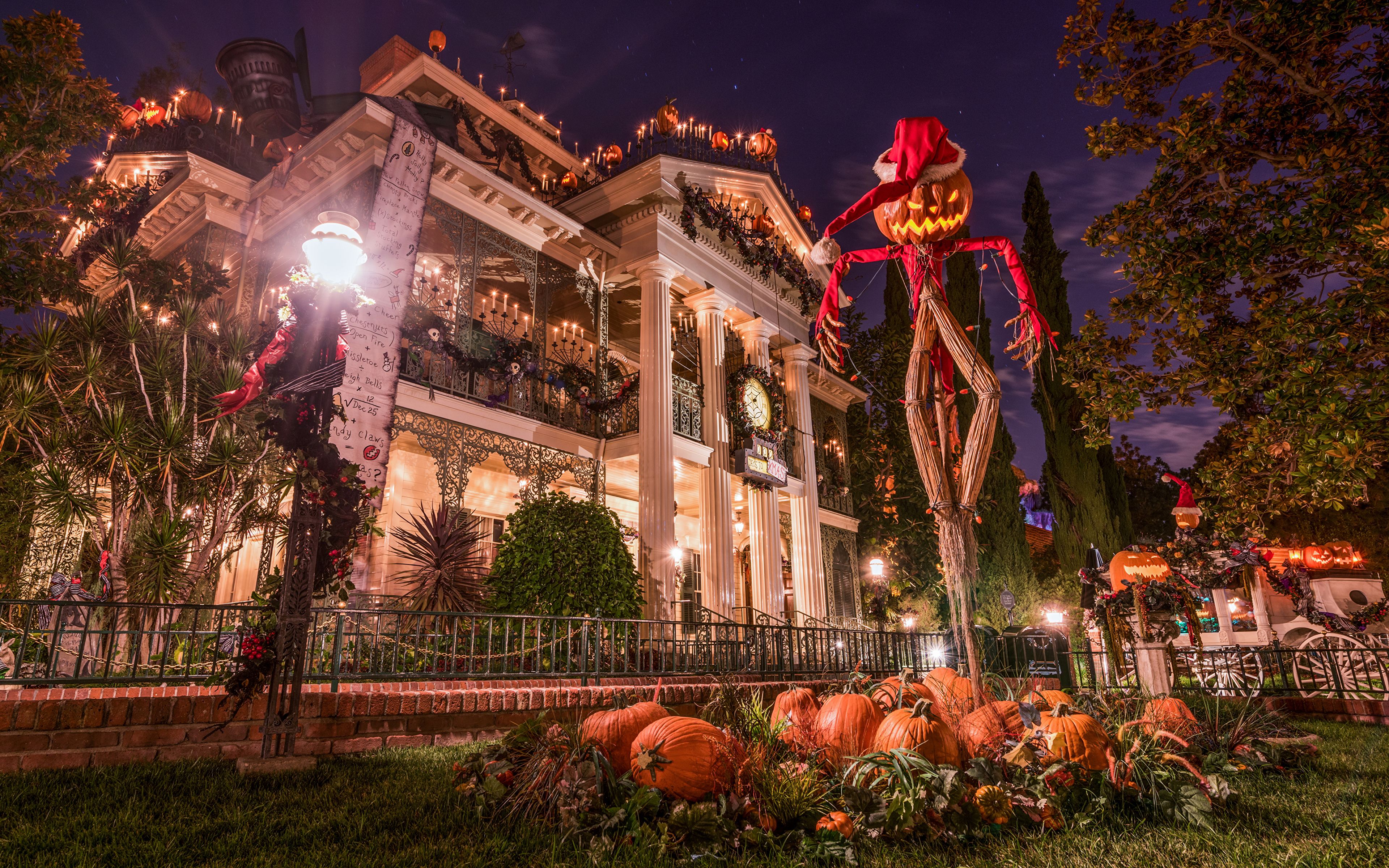 Haunted Mansion Halloween Disneyland, 3840x2400 4K, Desktop 4K