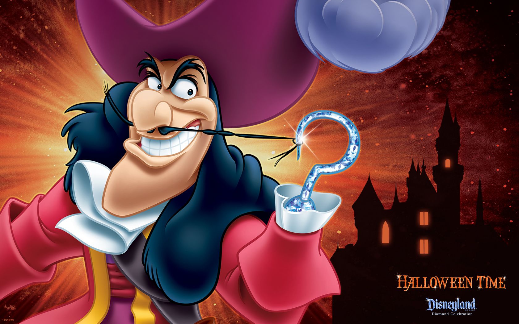 Capitan Uncino Halloween Disneyland, 1680x1050 900p, Laptop