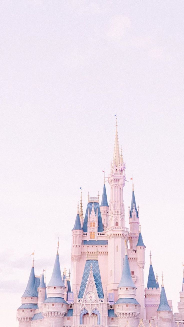 Castello Disneyland rosa pastello, 736x1309 Full HD Verticale, iPhone Air