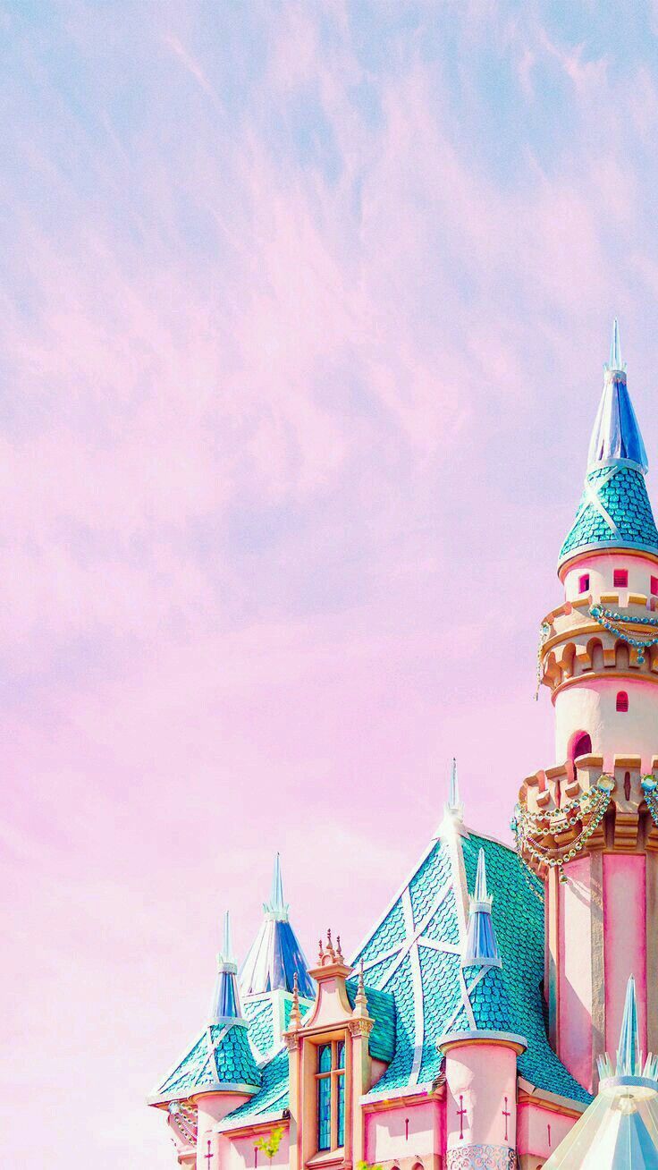 Castello Disneyland rosa, 736x1308 Verticale, iPhone Pro