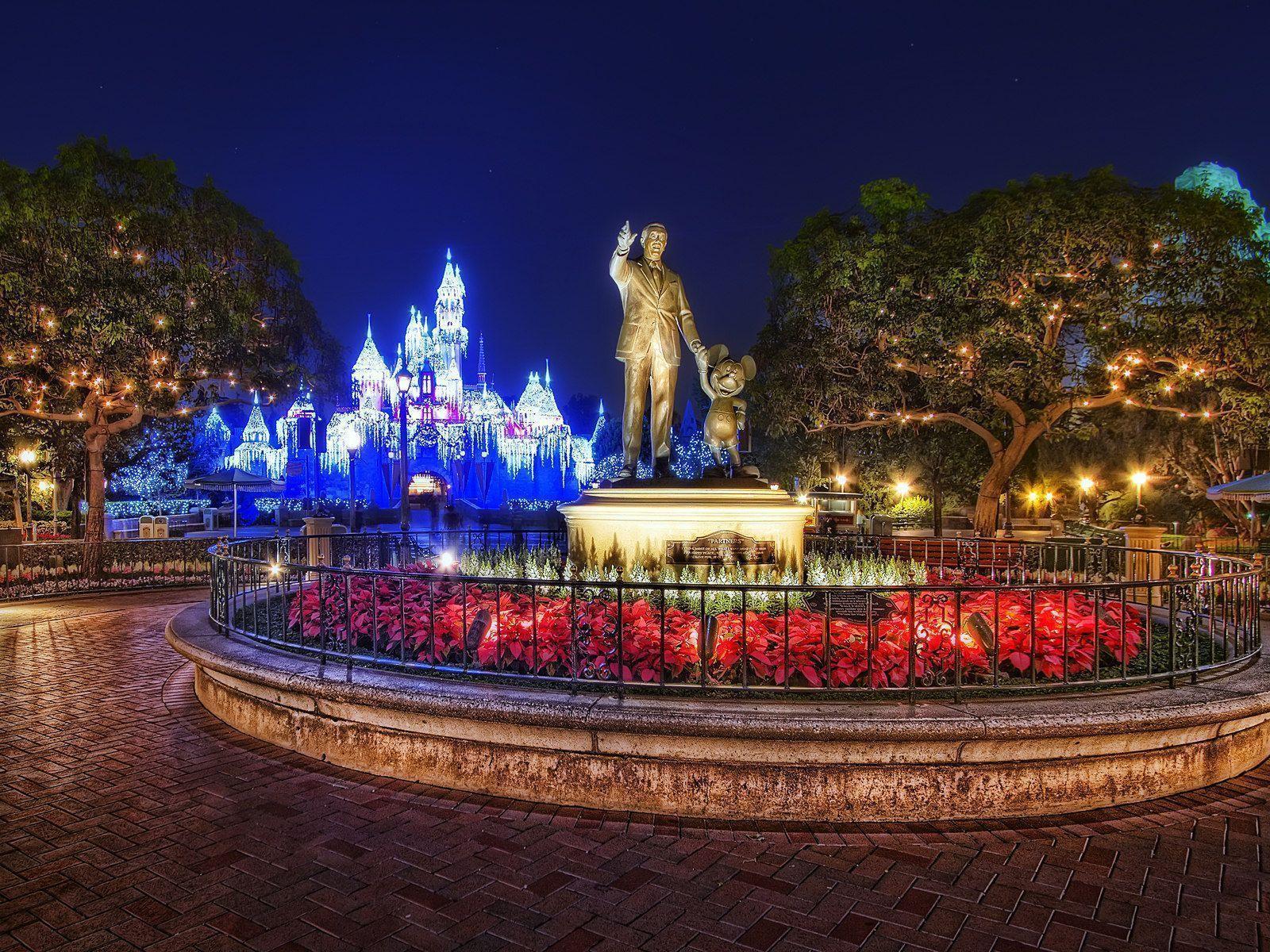 Castello Disneyland notte illuminato, 750x1334 Full HD Verticale, iPhone Air