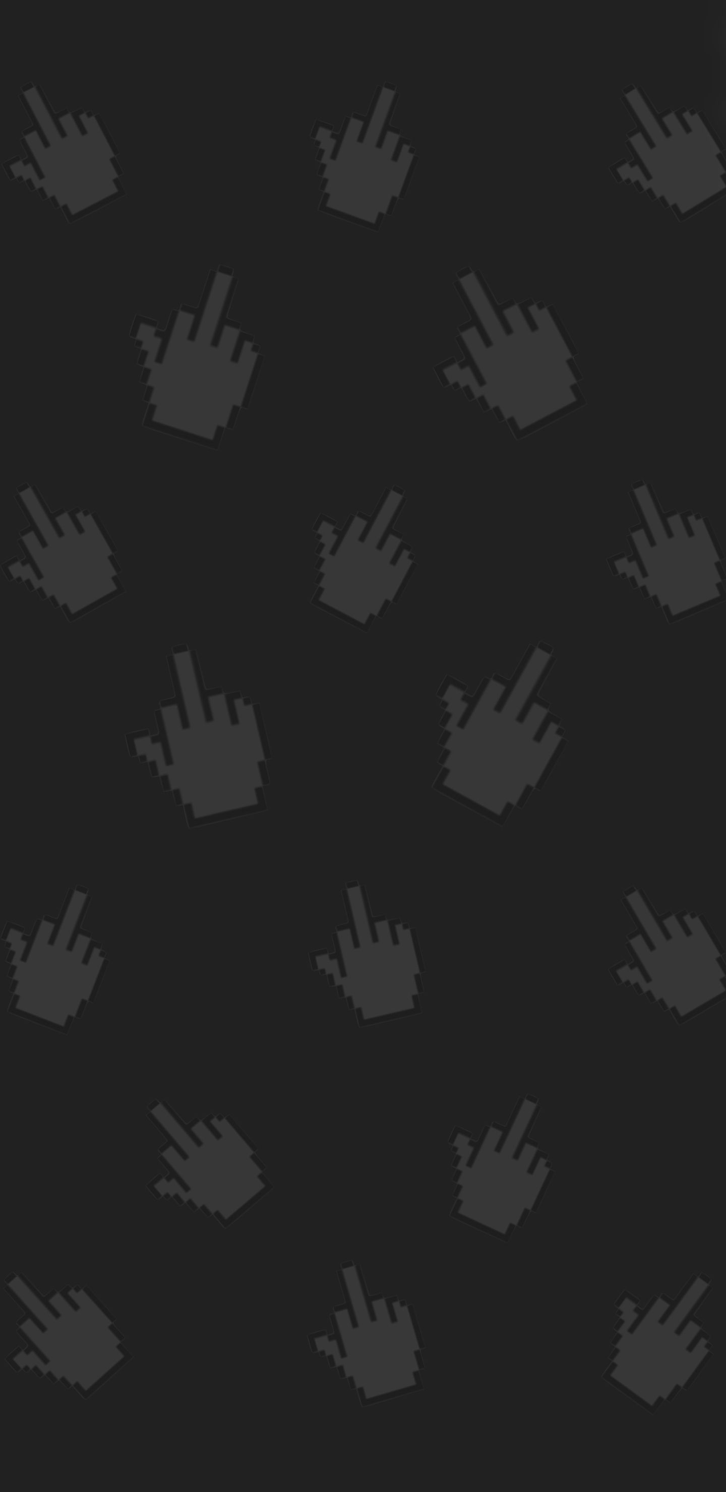 Pattern dito medio nero, 1440x2960 Full HD Verticale, iPhone