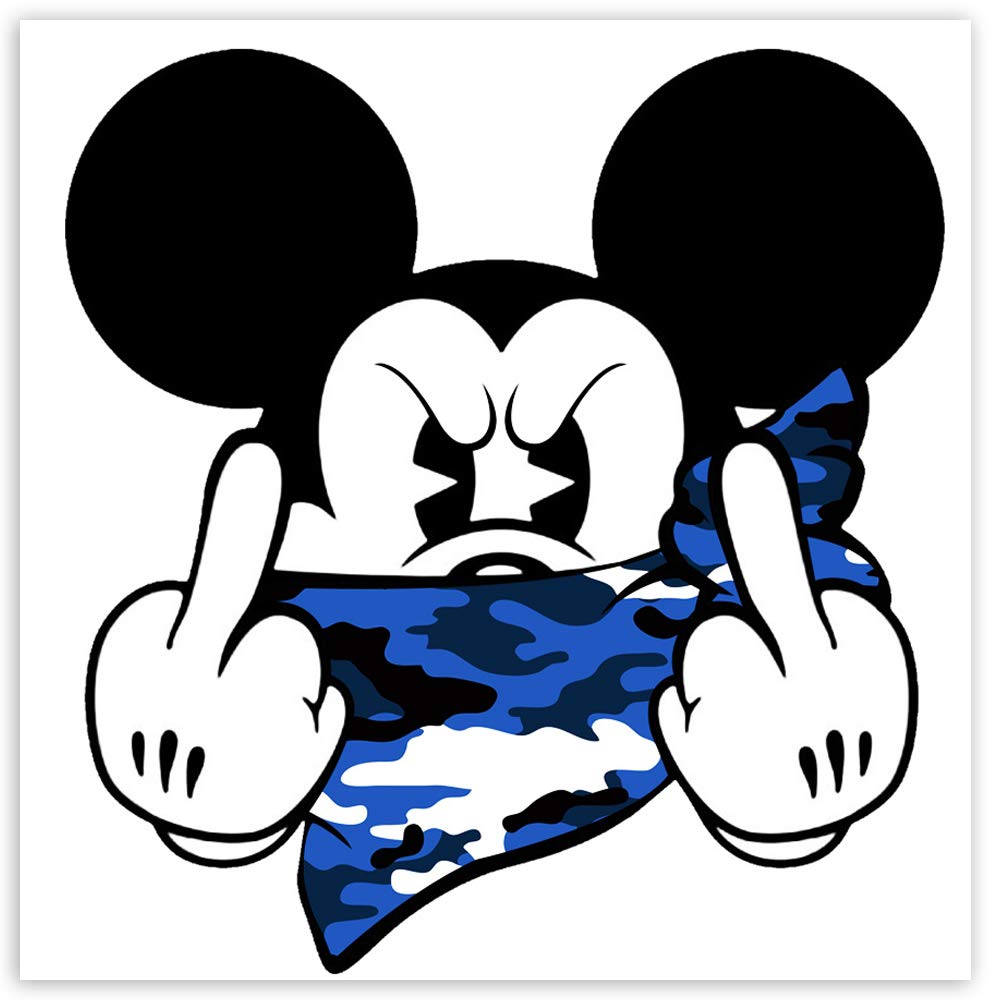 Topolino con dito medio, Disney, 991x1000 Verticale, Telefono