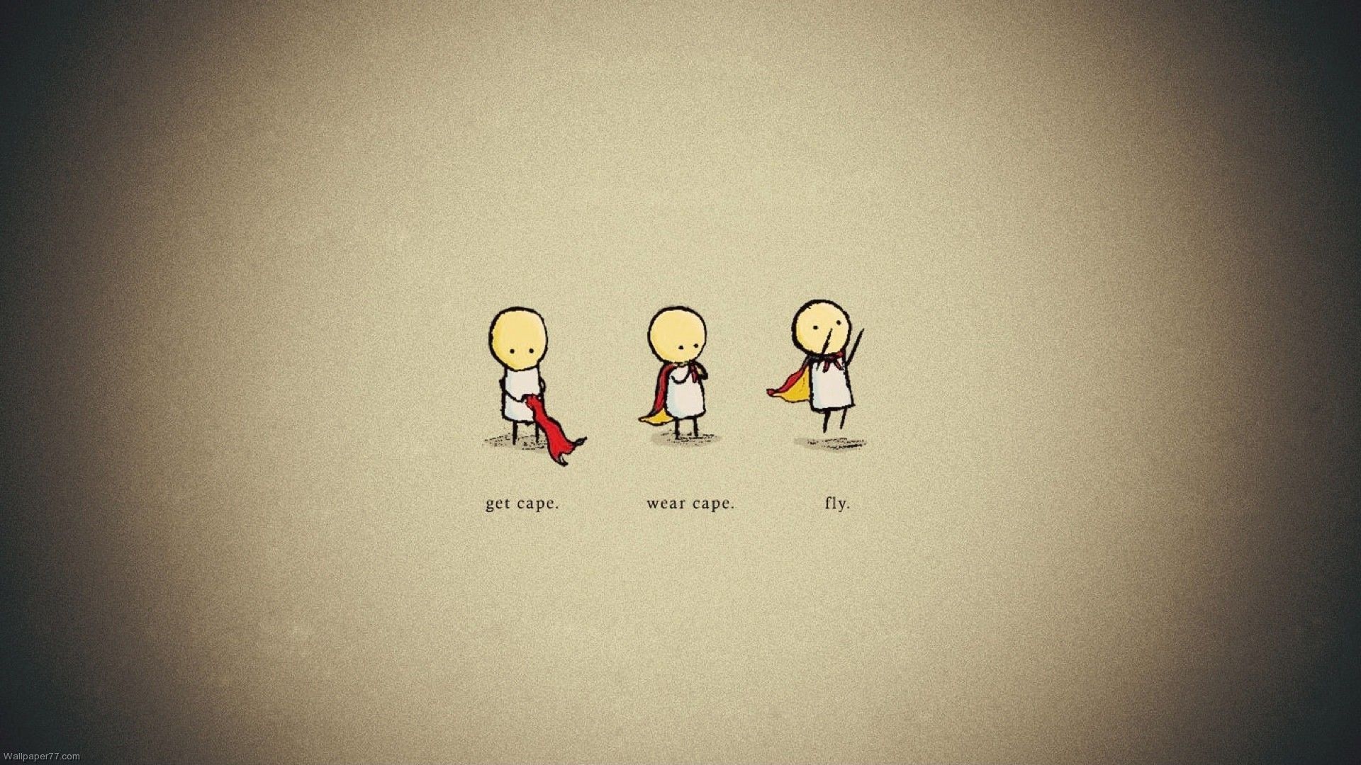 Personaggi minimalisti con mantelli, 1920x1080 Full HD, Dell XPS