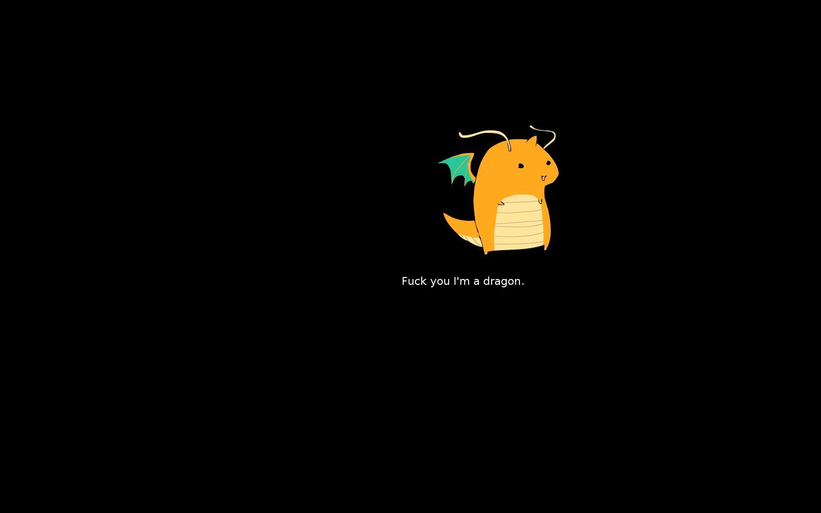 Dragonite Pokemon citazione, Nintendo, 1680x1050 HD, PC Desktop