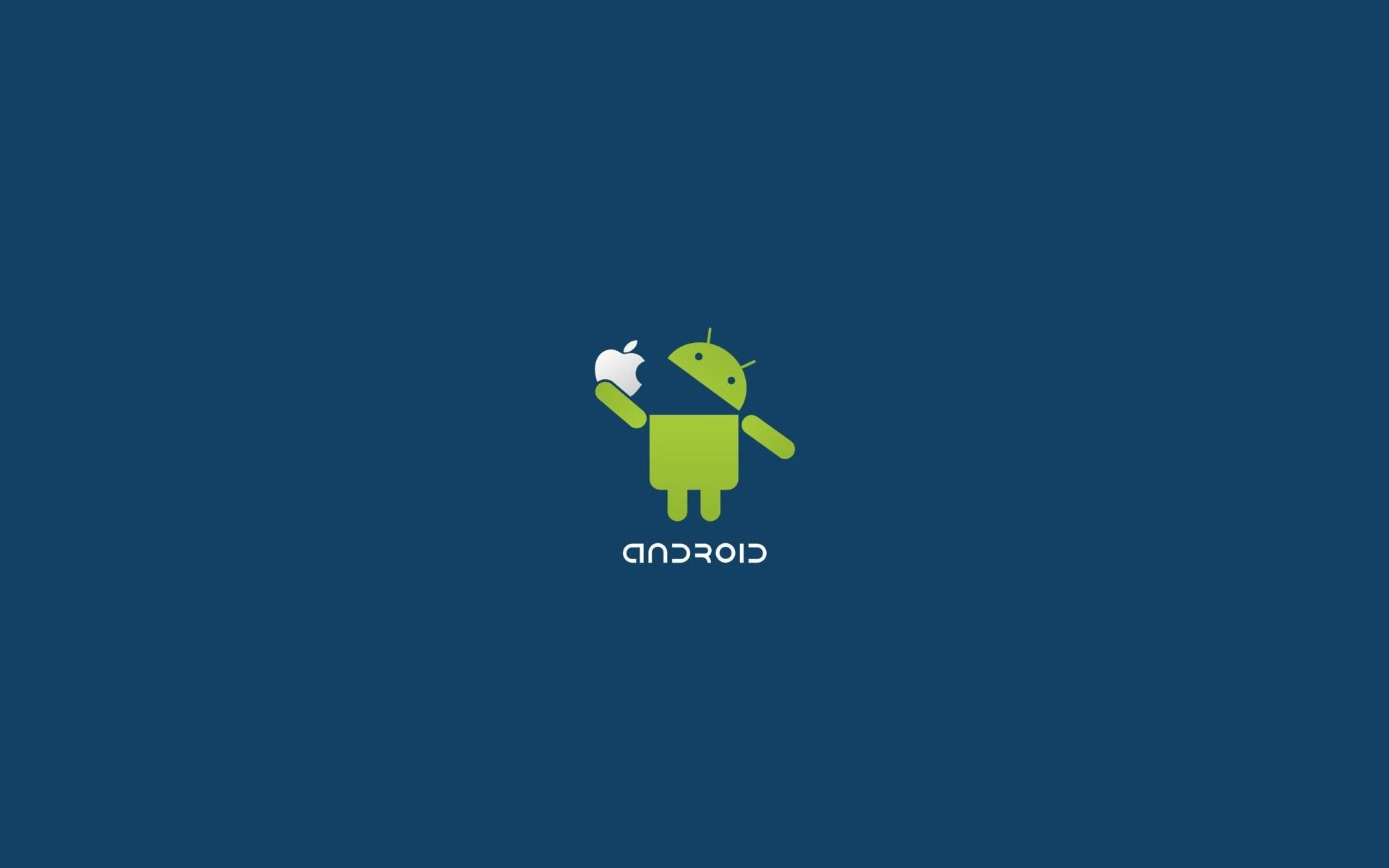 Android mangia mela Apple, Cupertino, 1920x1200 Full HD+, Monitor Gaming