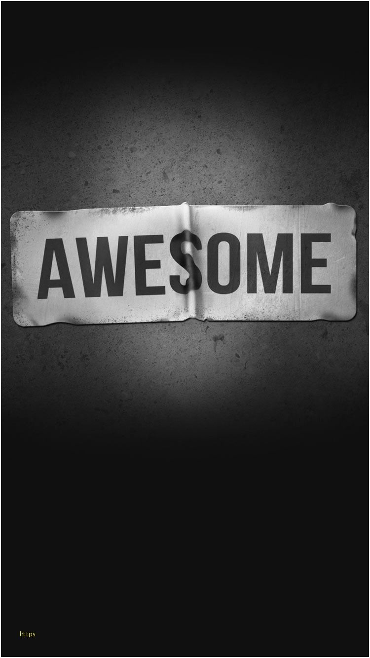 Cartello scritta Awesome, 750x1334 Full HD Verticale, iPhone