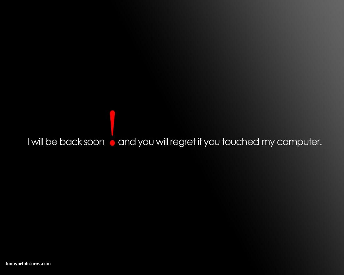 Scritta minaccia sfondo nero, 1200x960 HD, MacBook Air