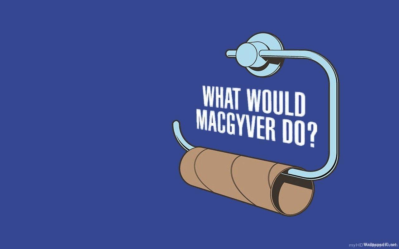 MacGyver carta igienica scherzo, 1280x800 HD, Desktop