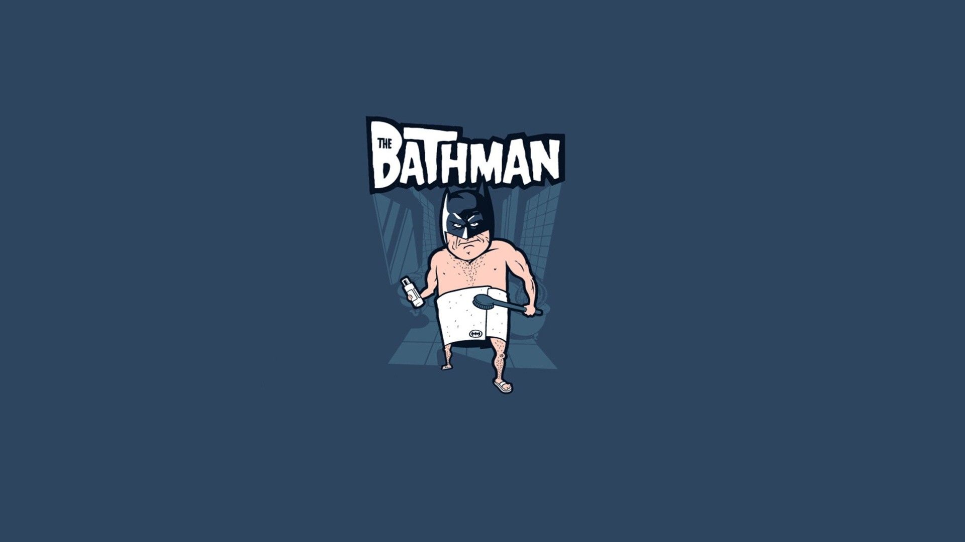 Bathman parodia Batman asciugamano, DC Comics, 1920x1080 Full HD, Desktop