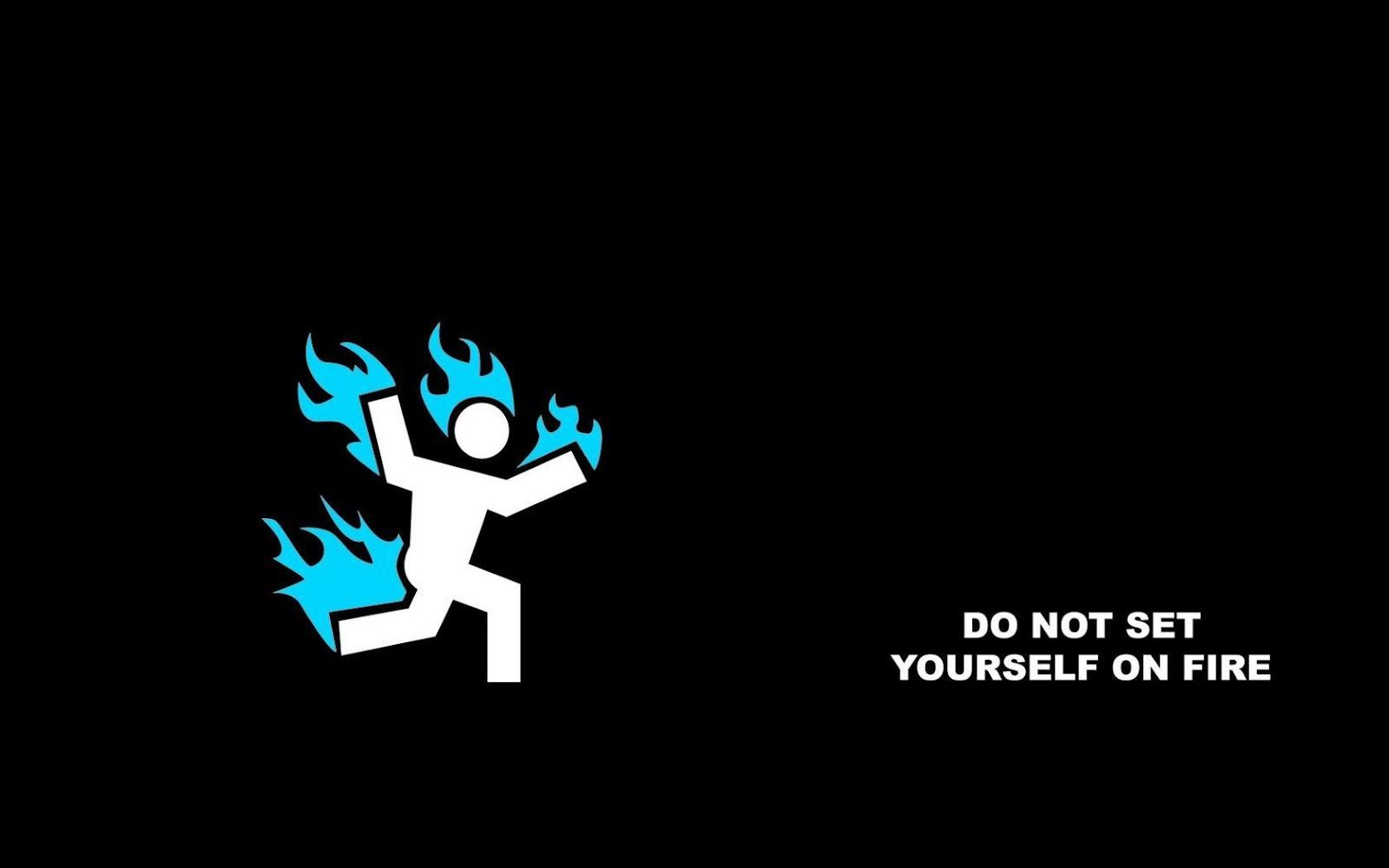 omino in fiamme blu, 1600x1000 HD Ready, Monitor Gaming