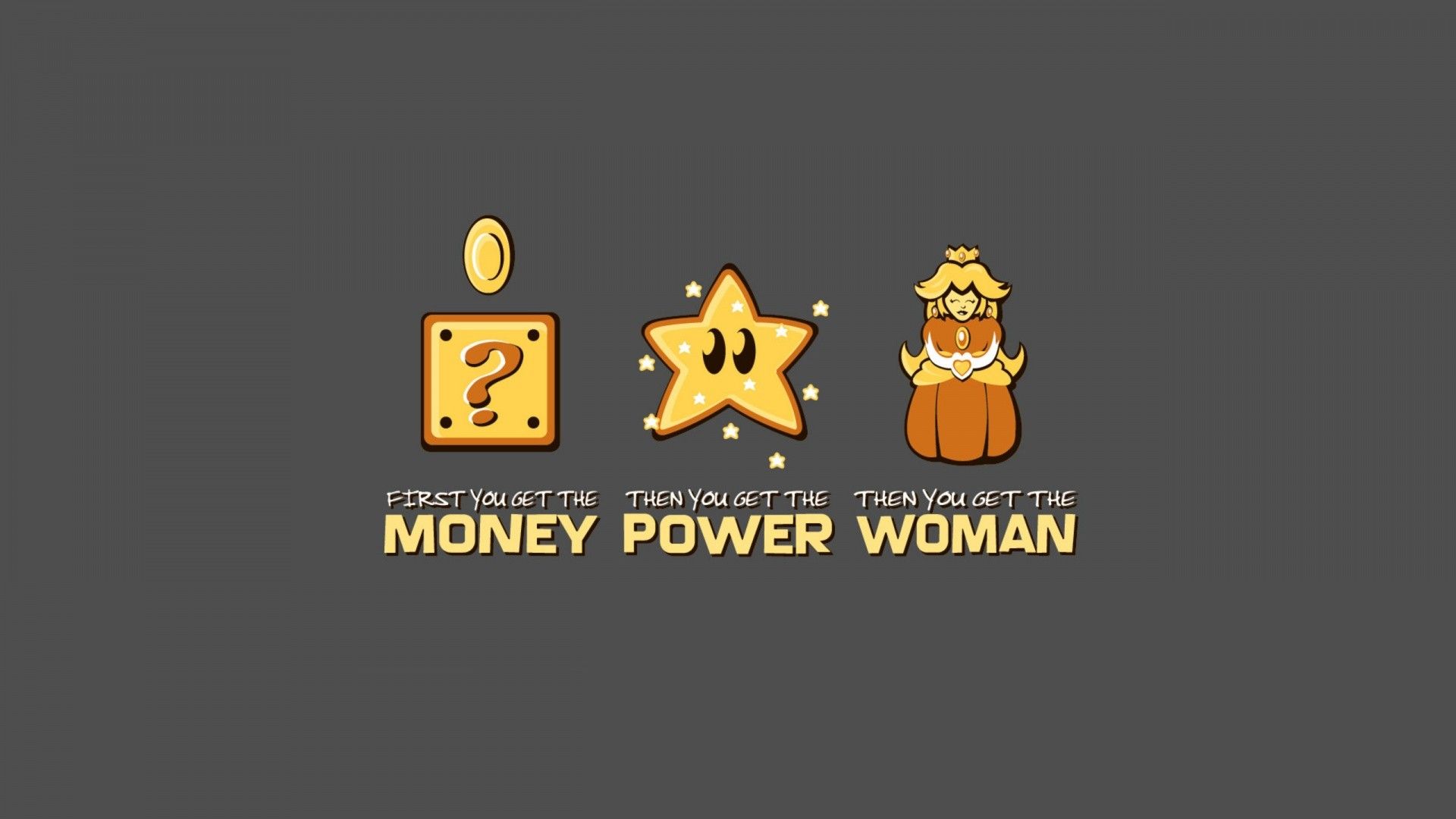 Meme Mario moneta stella principessa, idraulico, 1920x1080 Full HD 1080p, PC