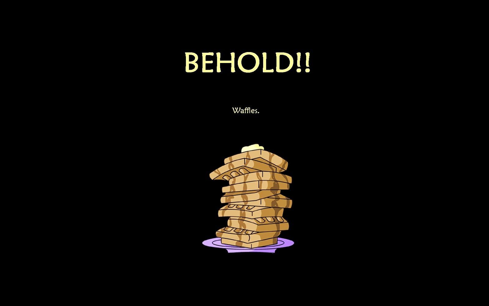 Pila di waffle divertente, 1600x1000 HD, PC