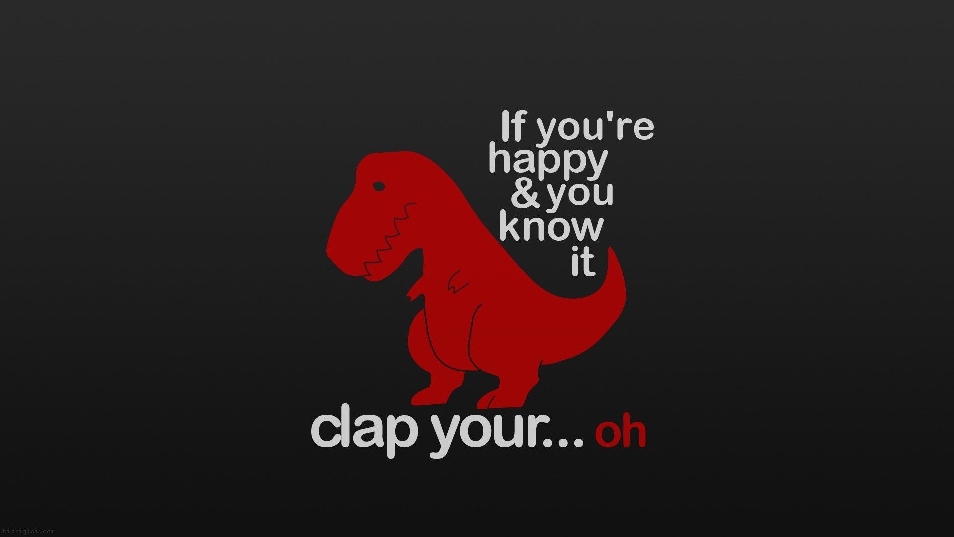 Dinosauro T-Rex rosso divertente, 1920x1080 Full HD 1080p, PC Desktop