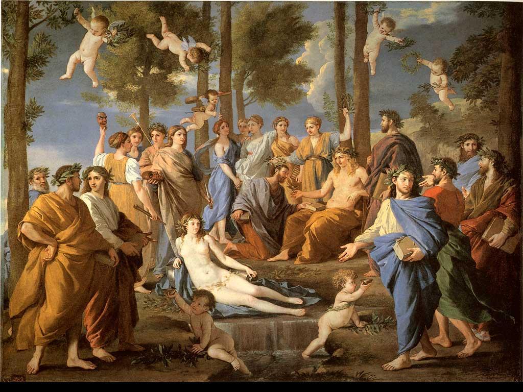 Dipinto classico dei con Apollo, 1024x768 HD, PC