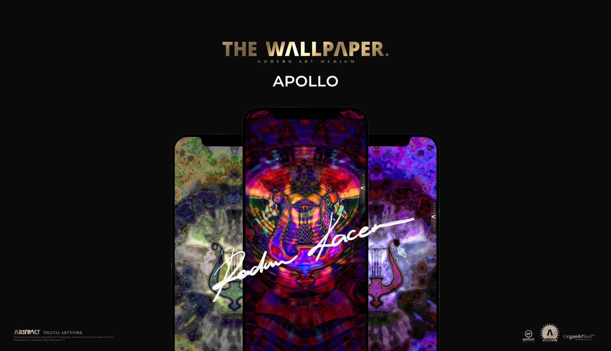 Apollo dio greco astratto colorato, 1200x689 HD, iMac