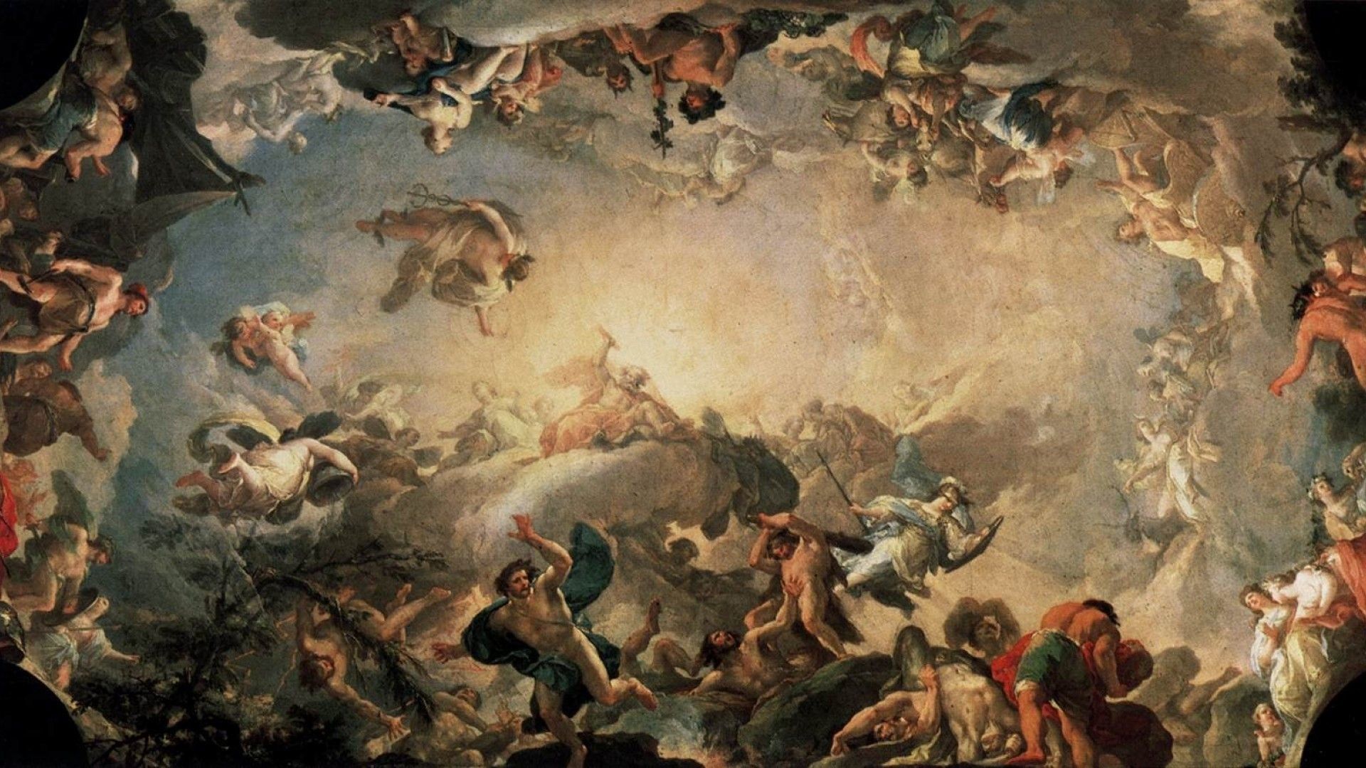 Kratos contro dio a cavallo, 1920x1080 Full HD 1080p, Desktop