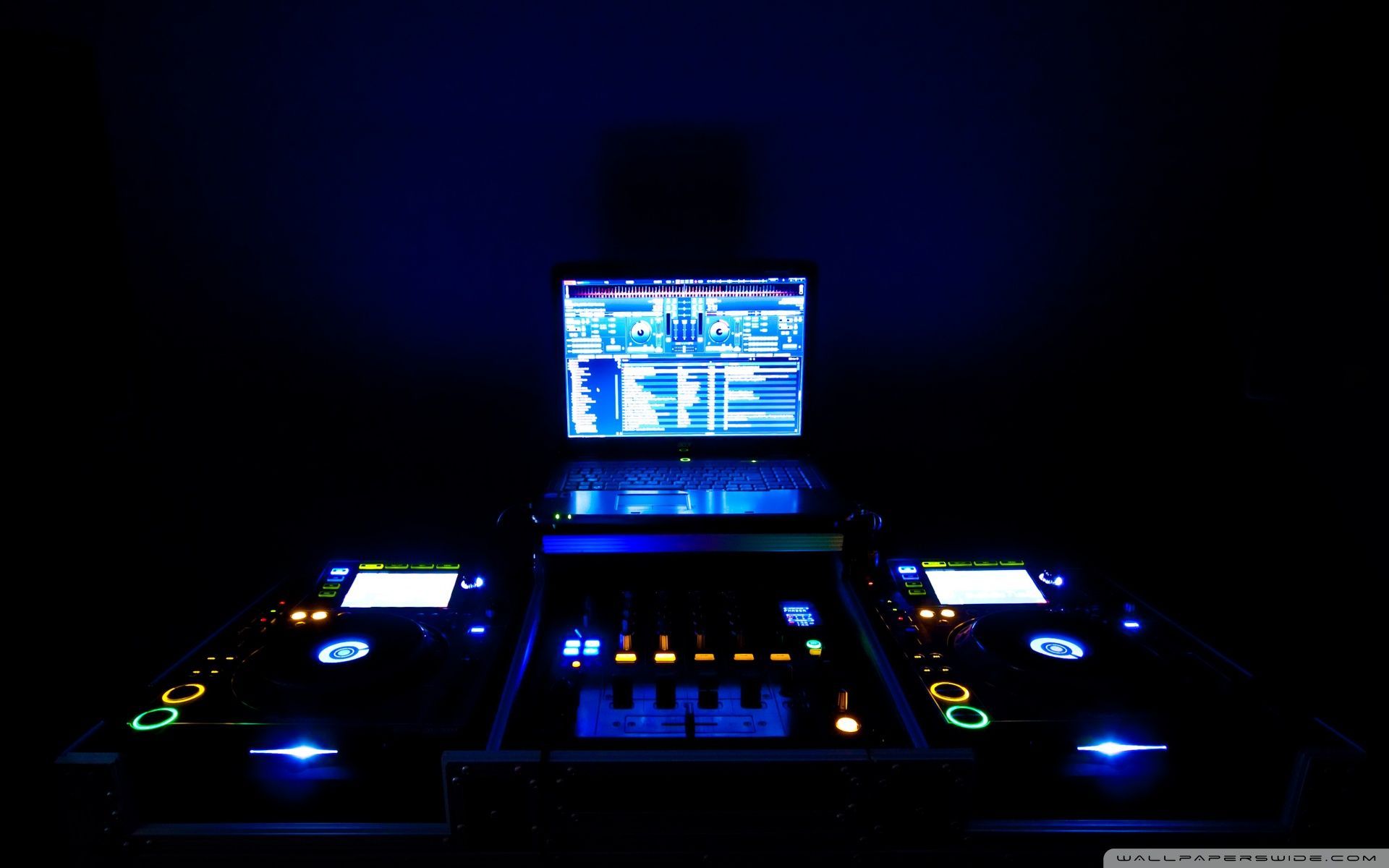 Console DJ luci blu, 1920x1200 Full HD+ WUXGA, Laptop