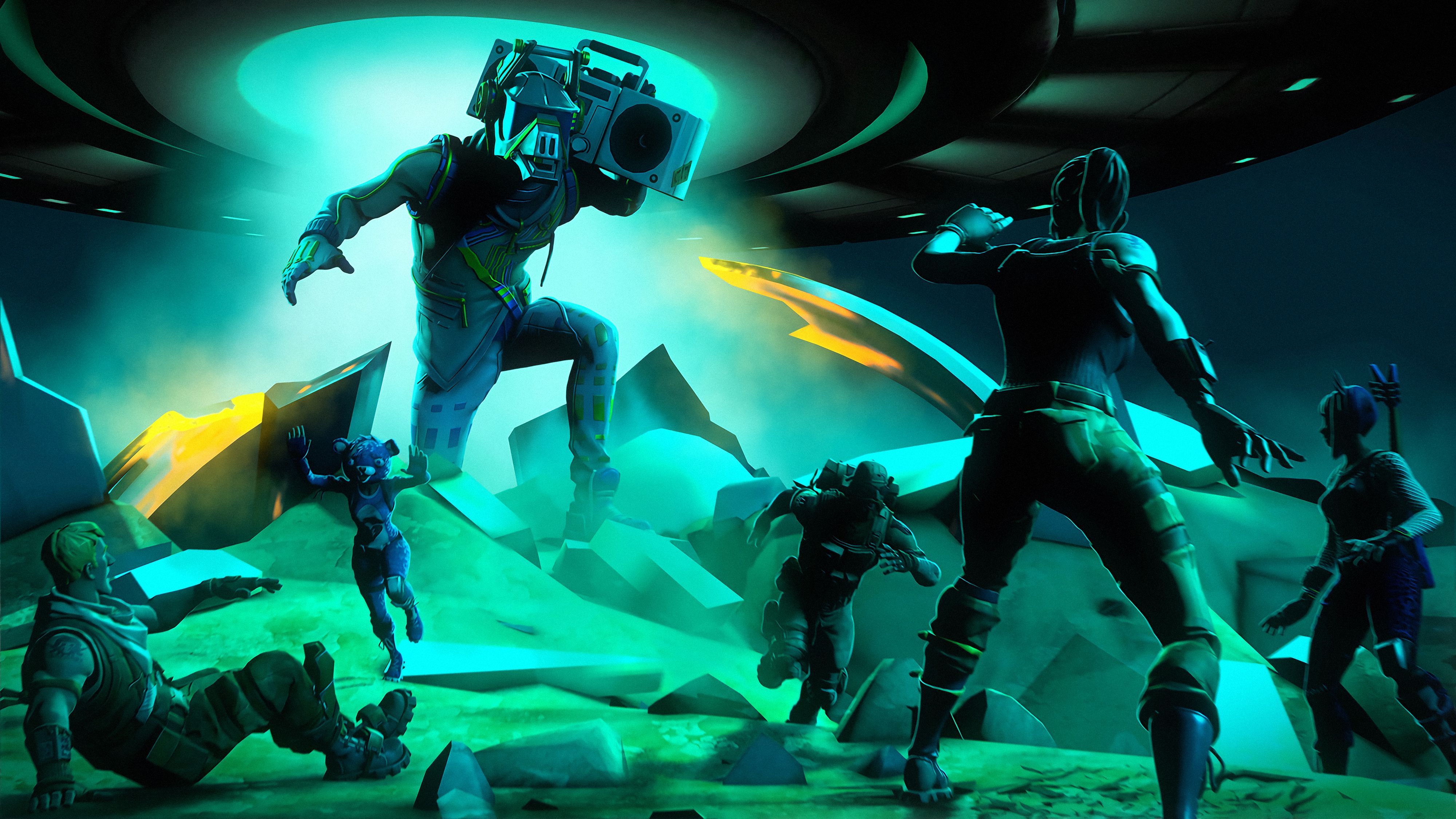 DJ Yonder Fortnite artwork, 4000x2250 4K Ultra HD, Smart TV 4K