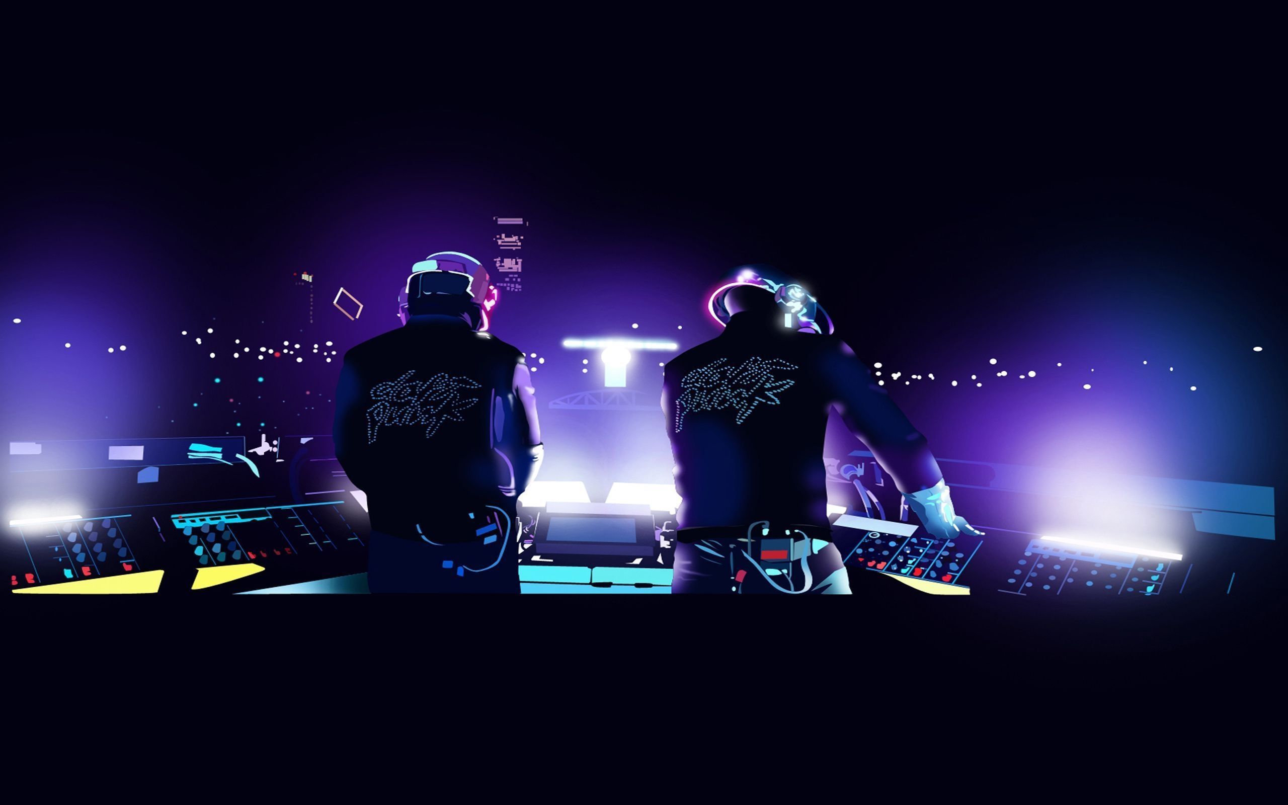 Daft Punk DJ set concerto, 2560x1600 2K+, PC